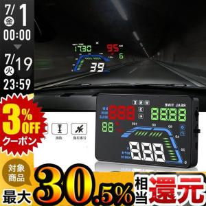 ヘッドアップディスプレイ HUD  5.5インチ  GPS プロジェクター