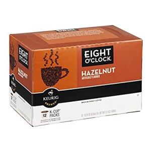 Eight O'Clock Keurig Brewed Coffee Hazelnut Medium Roast - 24 K Cups