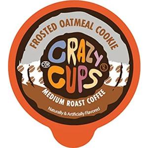 Crazy Cups Flavored Coffee for Keurig K-Cup Machines, Frosted Oatmeal Cooki