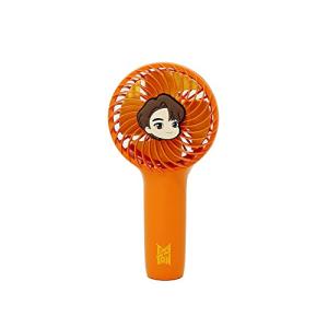 ROYCHE TinyTAN Butter ミニ携帯扇風機 (ストラップ、ステッカー付き) (JIN) MINI HANDY FAN Butter vの商品画像