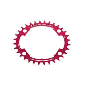 スギノ (Sugino) チェーンリング [CY4-SHC] レッド 36T (多段用) - 最