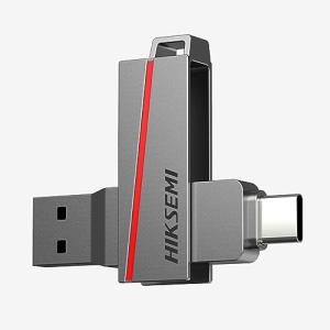 HIKSEMI USBメモリ 2-IN-1 USB3.2 Gen1-A/Type-C 360度回転式 デュアルコネクタ搭載 Dual Slim serの商品画像