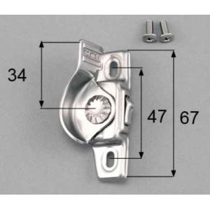 Ｒ１Ｙ６０　送料無料 LIXIL リクシル トステム サッシ 引違い錠 クレセント 左側用 ネジカバー無し
