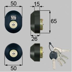 LIXIL（リクシル） Z-1A3-DCTC LIXIL TOSTEM トステム ドア錠セット