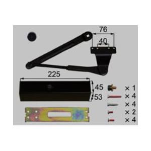 LIXIL DGZT1021R トステム ブラック ポルトNX ドアクローザー LIXIL DGZT1021R トステム ブラック ポルトNX ドアクローザー
