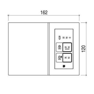KAG B4 YKKAP 玄関ドア スマートドアヴェナートRD 操作盤付インターフェースユニットマルチ