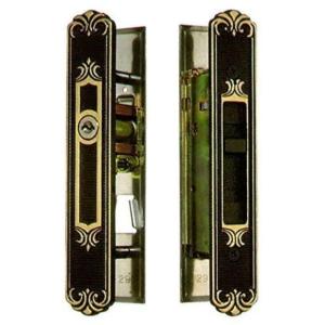 L1Y32　LIXIL トステム　引戸召合せ内外錠セット　MIWA U５シリンダ−玄関  KH-77...