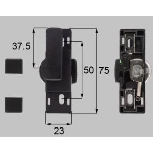 S8CL1226RS　新日軽 クレセント(ロックマーカー付) 窓用 LIXIL・リクシル【旧トステム】 ブラック系 Ｒ勝手｜abcshop-yh-ten