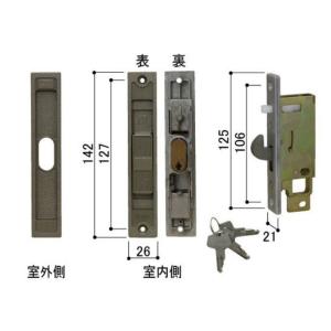 YKK AP HH3K11460 玄関引戸 戸先錠 戸先内外締り錠 YB YKK AP HH3K11460 玄関引戸 戸先錠 戸先内外締り錠 YB