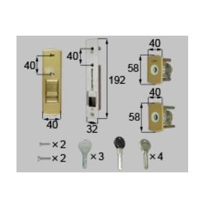 LIXIL（リクシル） ZDCQ829 LIXIL トステム 断熱玄関引戸内外錠セット