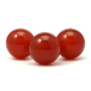 ブルーアゲート 14mm 丸玉 ビーズ 1粒 バラ売り 青メノウ 染め 天然石