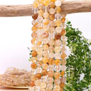 ヒマラヤ水晶 8mm 丸玉 ブレスレット アクセサリー 内周 約16cm