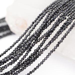 ブラックスピネル 2mm 極小ビーズ 天然石 ...の詳細画像4