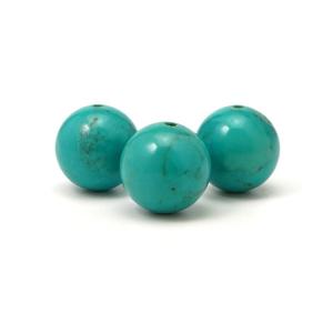 ブルーアゲート 14mm 丸玉 ビーズ 1粒 バラ売り 青メノウ 染め 天然石