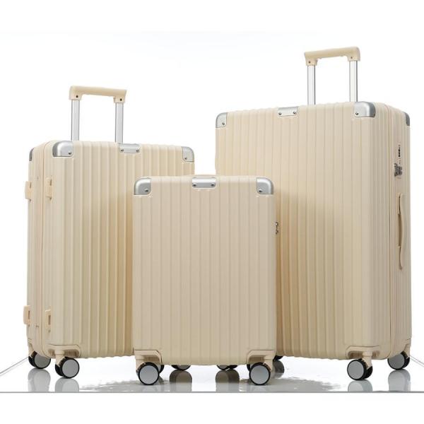 スーツケース Mサイズ 軽量 3-7日 キャリーケース 中型 フック付き キャリーバッグ TSAロッ...