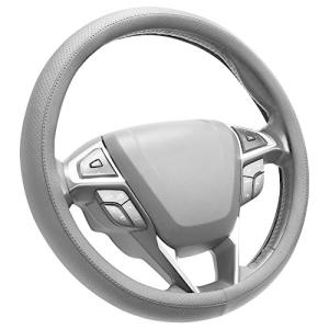 SEGハンドルカバー自動車用ステアリングカバー マイクロファイバー革 外径37-39cm用 ブラック