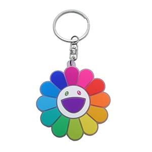 Kaikai Kiki] カイカイキキ 村上隆 お花 ラバー キーリング フラワー