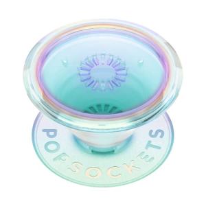 PopSockets PopGrip - 拡張スタンドとグリップ 交換可能なトップ付き - クリア玉虫色の商品画像