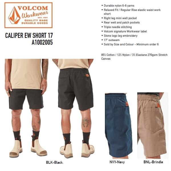 VOLCOM ボルコム 【 WORKWEAR CALIPER ELASTIC WAIST SHORT...