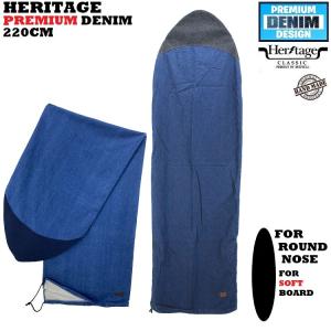 サーフボードケース　 HYBRID＆RETRO　CASE　230CMx62CM　DESIVELL HELITAGE DENIMCASE FOR FUNBOARD｜abeam-shop