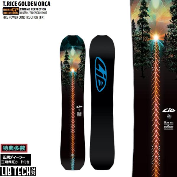 LIBTECH SNOWBOARD 24‐25　T.RICE GOLDEN ORCA　リブテック 　...
