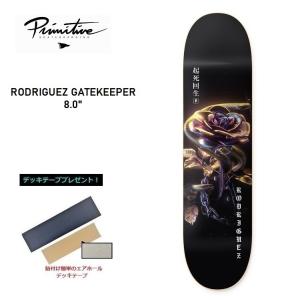 PRIMITIVE プリミティブ RODRIGUEZ GATEKEEPER 8.0インチ MULTIPLE COLORS デッキテープ無料！ DECK SKATEBOARD スケートボード デッキ スケボー