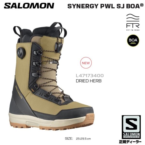 SALOMON 24/25 SYNERGY PWL SJ BOA Boot カラー:DRIED HE...