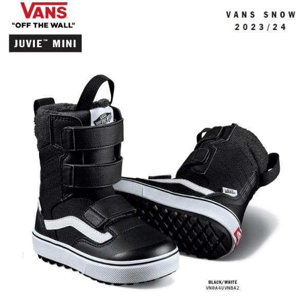 VANS SNOW 24/25 JUVIE MINI BLACK/WHITE VANS SNOWBO...