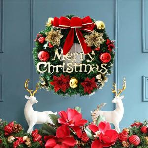 クリスマスリース Lサイズ ドライ リース ド...の詳細画像2