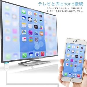 Iphone HDMI 変換ケーブル アイフォン 変換アダプター Lightning to HDMI接続アダプタ iPhoneテレビ変換ケーブル ライトニング HDMI変換アダプター｜abeboueki-store