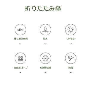 折り畳み傘 晴雨兼用 レディース 軽量 UVカ...の詳細画像1