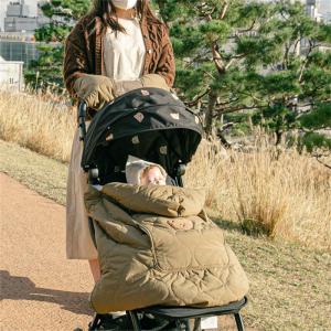 新作 冬用 抱っこ紐 防寒ケープ ベビーカー ...の詳細画像3