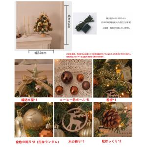 クリスマスツリー 卓上 45cm ミニツリー ...の詳細画像4