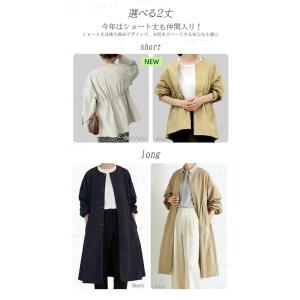 レディース トレンチコート スプリングコート ...の詳細画像3