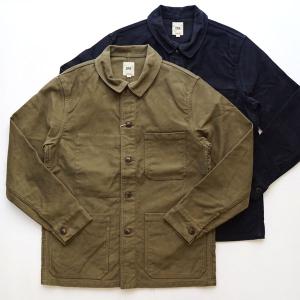 エフオービーファクトリー FOB FACTORY フレンチモールスキン カバーオール FRENCH MOLESKIN JACKET F2373｜abenomalibu