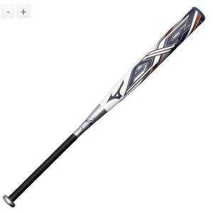 【ミズノ】 ソフトボール用AX4 ミドル FRP製/84cm/平均680g/12インチ/ゴムボール用 ソフトボール/MIZUNO (1CJFS32984) 0103 ホワイト×シルバーの商品画像