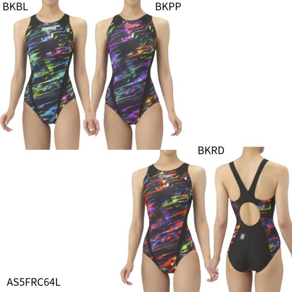 【アリーナ】レーシングワンピース　オープンバック　レディース水着/レーシング水着/arena(AS5...