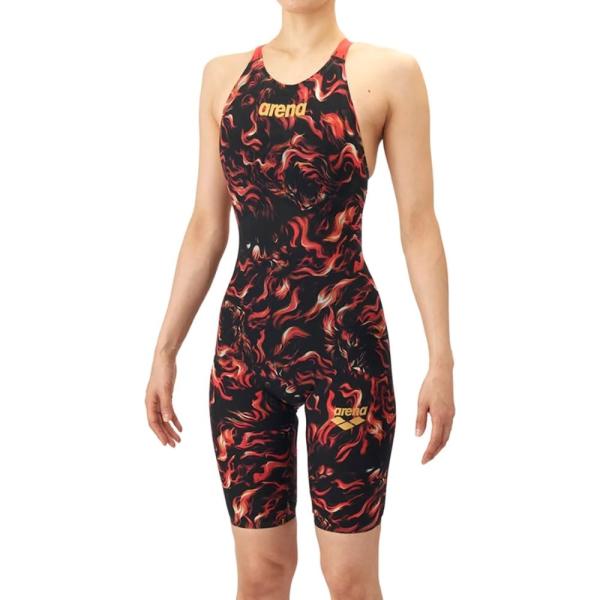 【アリーナ】AQUAFORCE STORM MF アクアストームMF オープンバック・ハーフレッグ/...