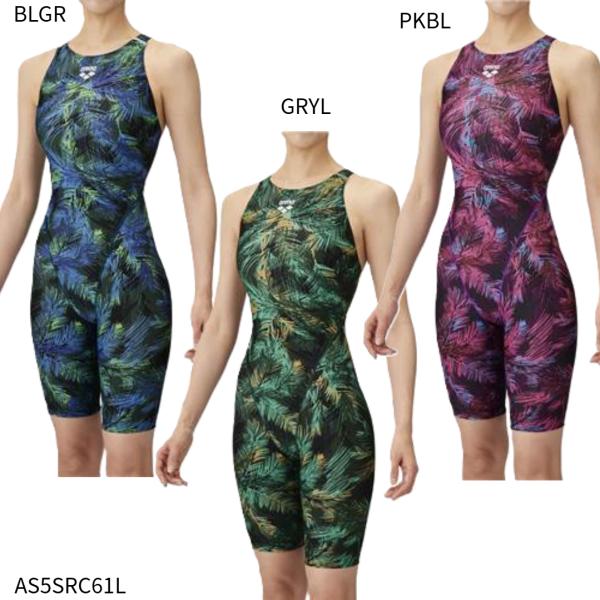 【アリーナ】レーシングワンピーススパッツ　オープンバック　ハーフレッグ　公式大会承認モデル/レーシン...