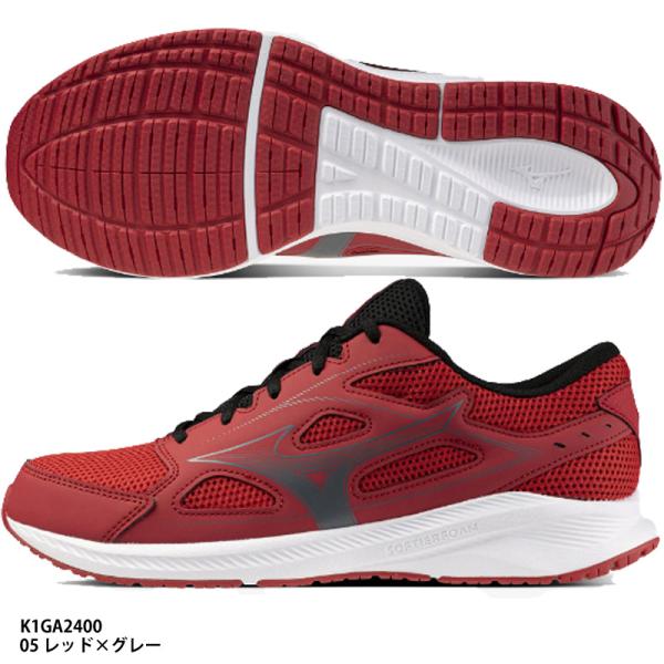 【ミズノ】マキシマイザー26　ランニングシューズ/MIZUNO (K1GA2400) 05 レッド×...