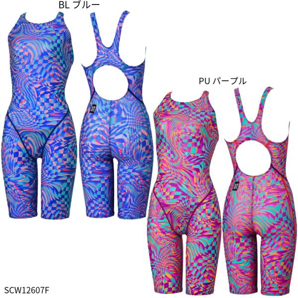 【スピード】フレックスシグマニューセミオープンバックニースキン3 水着　レディース/フィットネス水着...