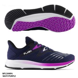 【ニューバランス】DYNASOFT FLASH V6 B/ダイナソフト/ランニングシューズ/レディース/NewBalance (WFLSHNP6) NAVY/PURPLE