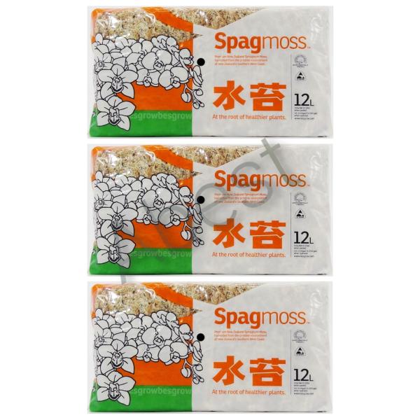 水苔　ニュージーランド産　150ｇ x ３個　圧縮水苔（１２Ｌ）　AA　洋ラン　観葉植物　挿し木　両...