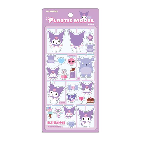予約販売　サンリオキャラクターズ プラスチックモデル風シール　PM／クロミ