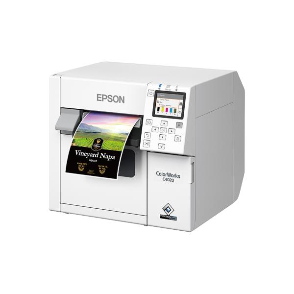 【代引不可】 EPSON カラーラベルプリンター マット顔料インク搭載 CW-C4020M エプソン