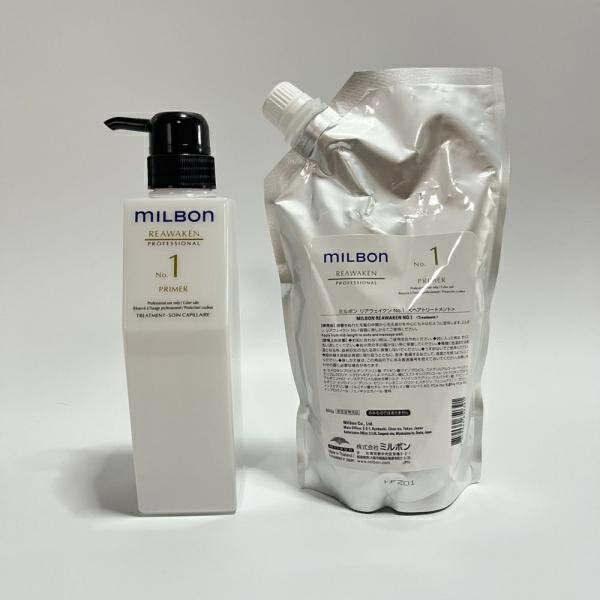 ミルボン リアウェイクン No.1 プライマー 600g リニューイング サロントリートメント レフ...