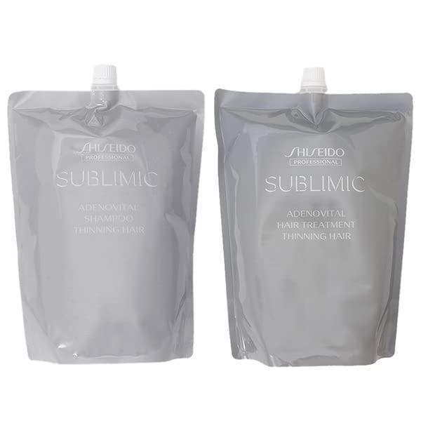 【セット品】 資生堂 サブリミック アデノバイタル シャンプー &amp; ヘアトリートメント 1800ml...