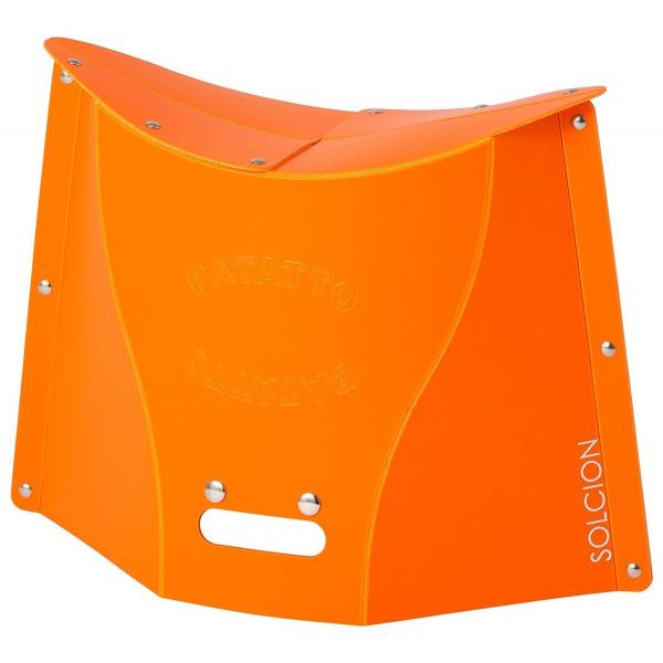 SOLCION 折りたたみ椅子 PATATTO 300 (パタット 300) 高さ30cm オレンジ...