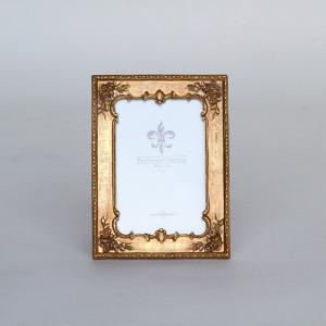 シェルウェーブ フォトフレーム ホワイト アンティーク調 写真立て