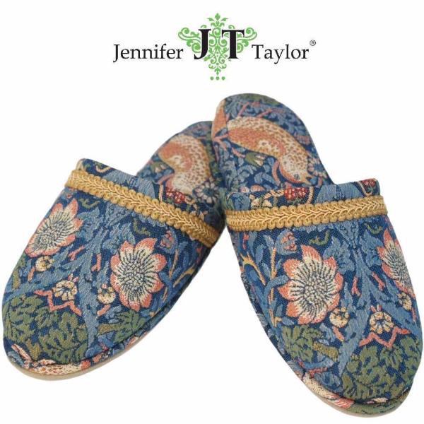 スリッパ おしゃれ ルームシューズ ウイリアムモリス ウィリアムモリス プレーンスリッパ ジェニファ...